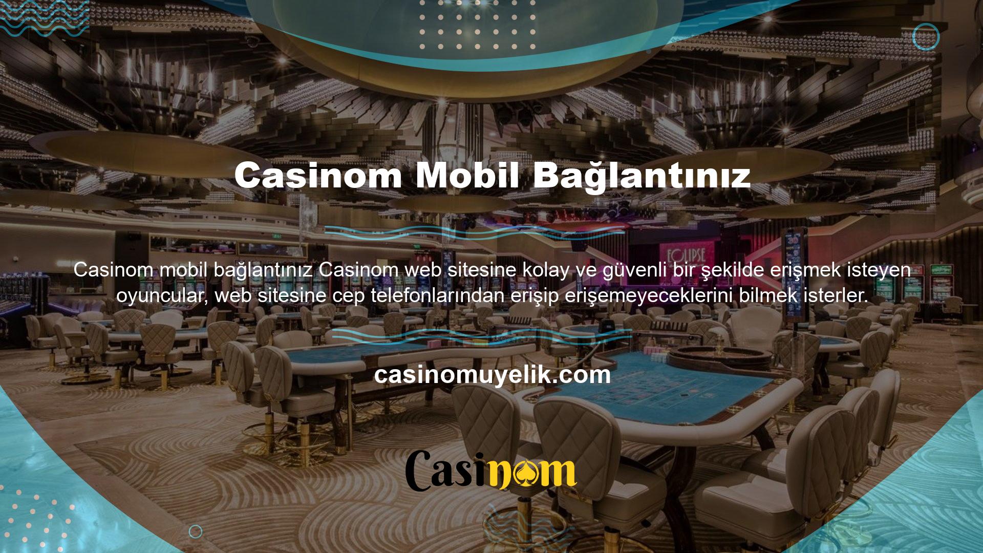 Yerli oyuncular Casinom cep telefonu bağlantısı var mı? sorusuna yanıt arıyor