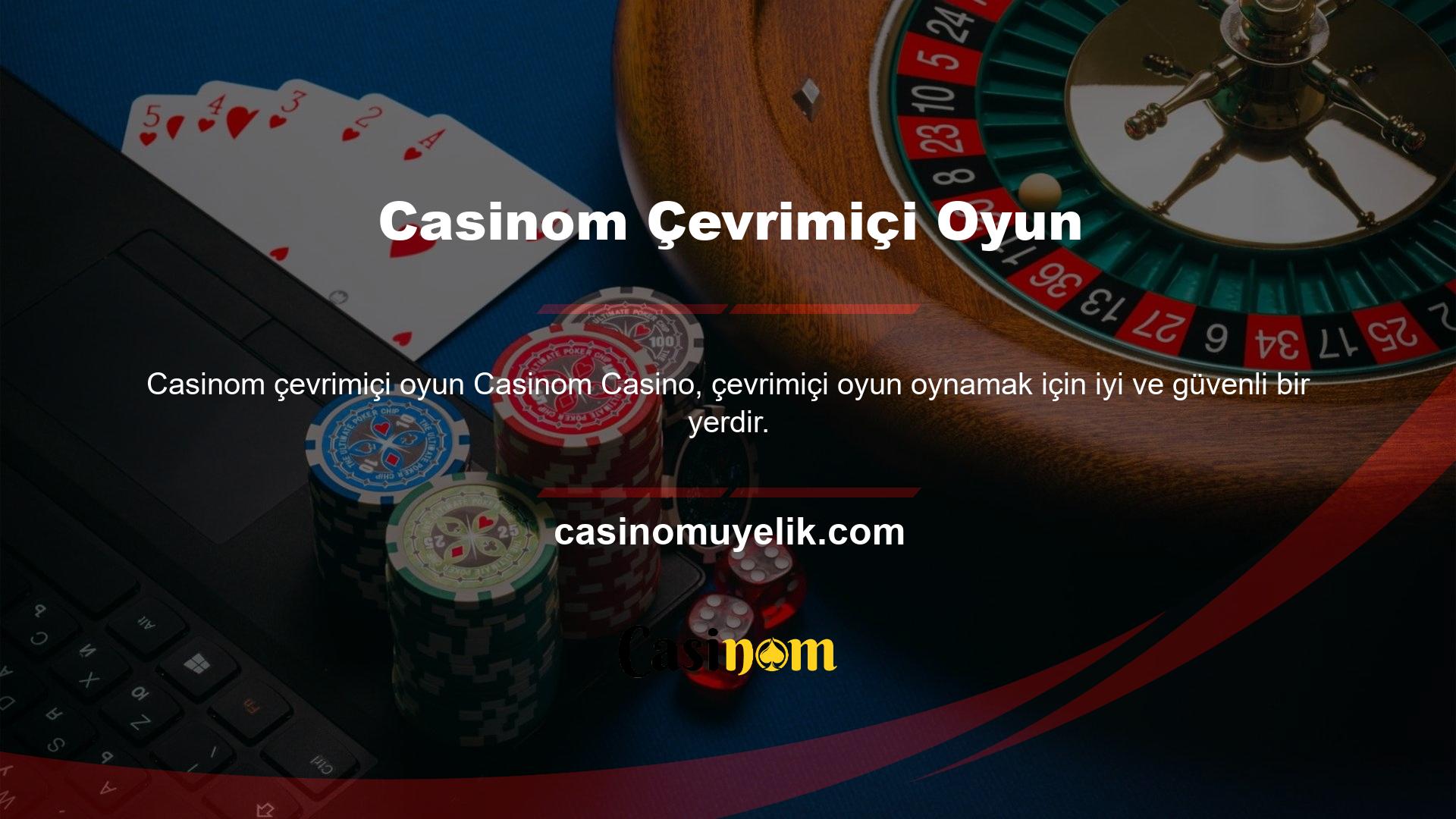 Casinom Casino'ya kalitesi ve güvenilirliği için güvenebilirsiniz